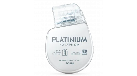 Cardiac Rhythm Management PLATINIUM 4 LV CRT D 1744 Micro Port front 1